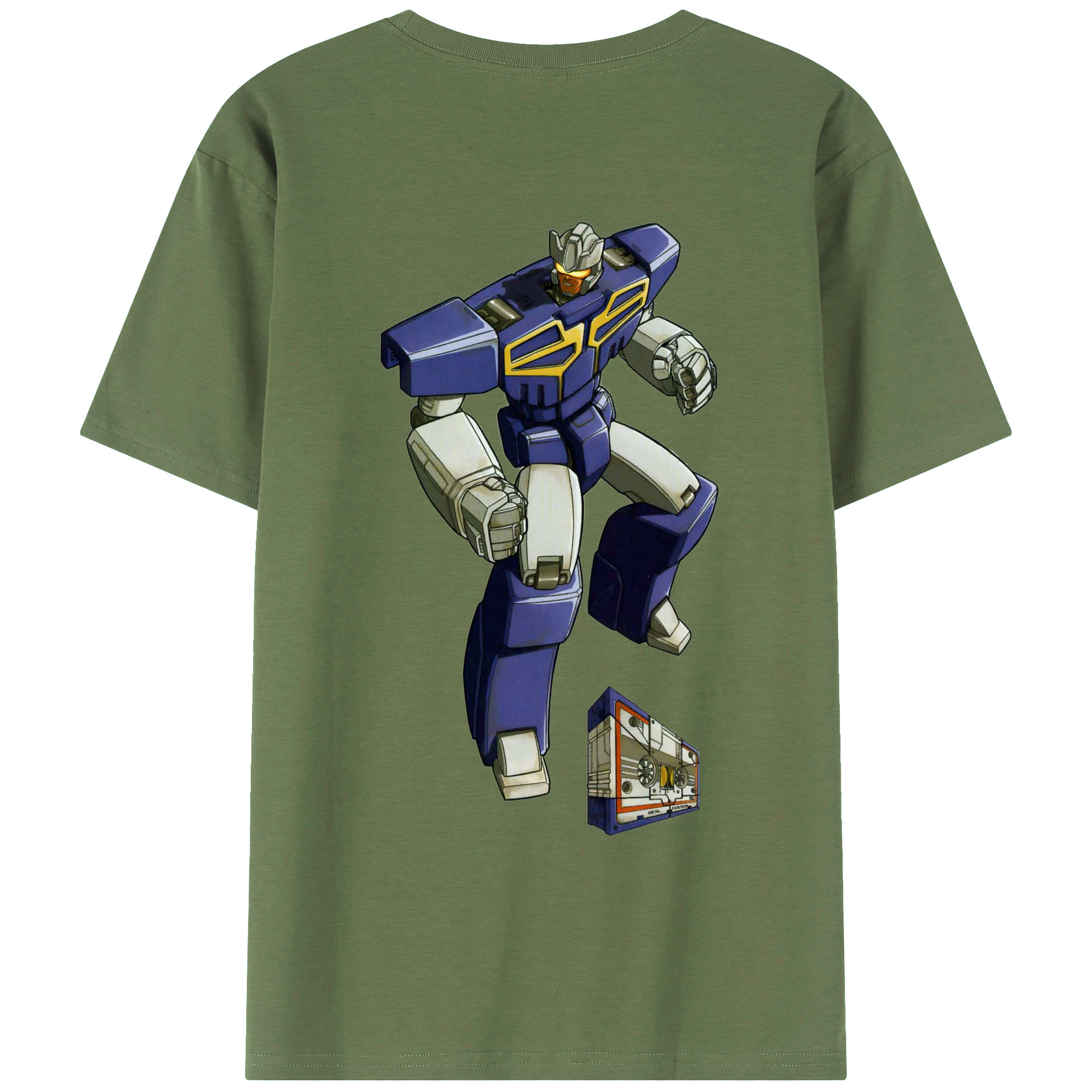 （画像用）  綿100％ メンズ半袖Tシャツ（バックプリント） 通気性